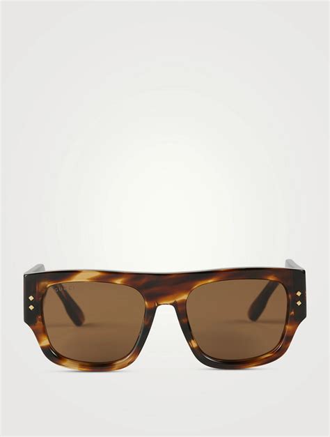 holt renfrew gucci sunglasses|GUCCI Rectangular Sunglasses .